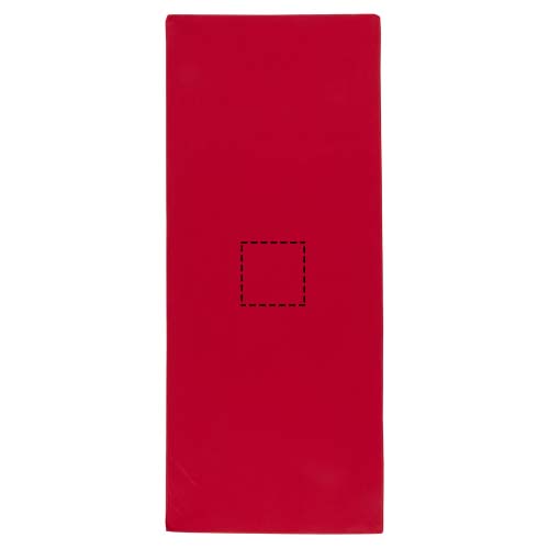 Asciugamano sportivo in PET riciclato 30 x 80 cm Lucas