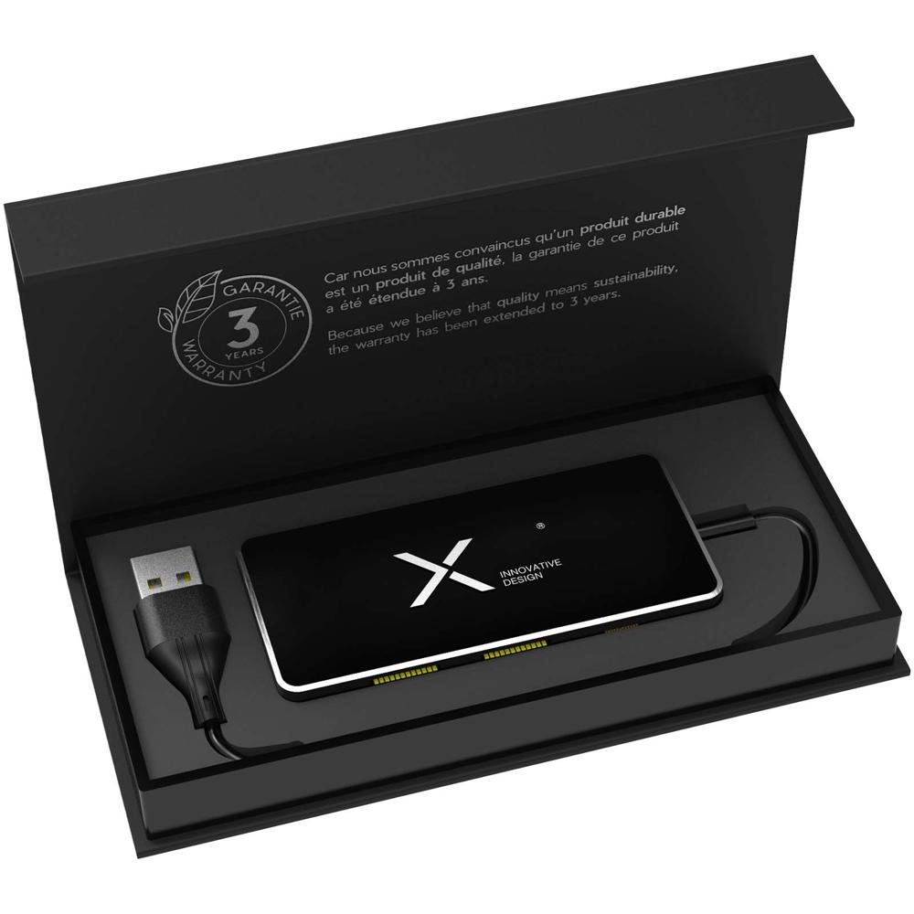 Hub USB 8 in 1 con doppio ingresso e 6 porte SCX.design H20