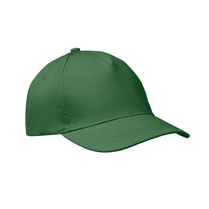 BUZZ - Cappellino 5 pannelli 160 gr - Verde scuro