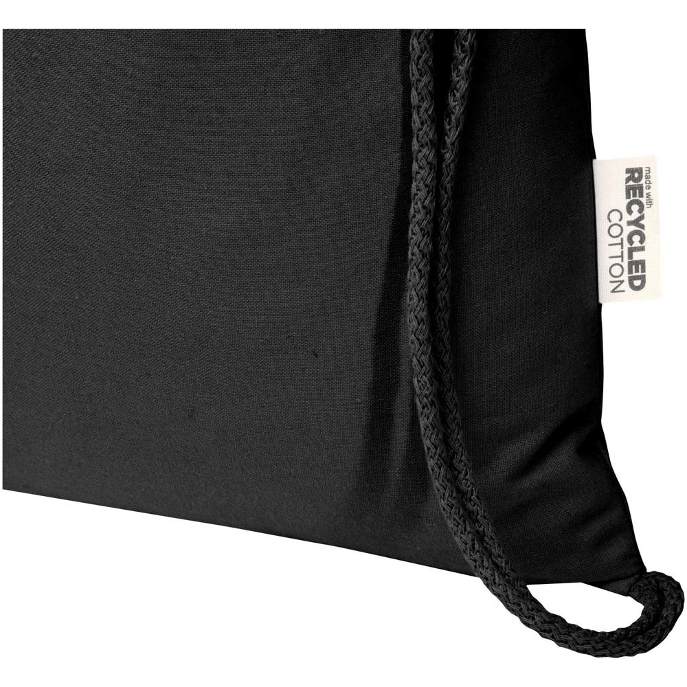 Borsa con cordoncino in materiale riciclato GRS da 180 g/m² Peru Blend - 5L