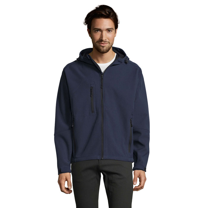 REPLAY MEN - REPLAY UOMO SOFTSHELL - Blu Scuro Francese