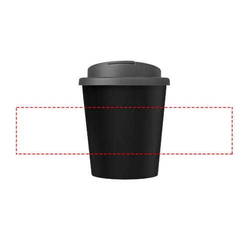 Bicchiere Americano® Espresso Eco da 250 ml in materiale riciclato con coperchio a prova di perdita