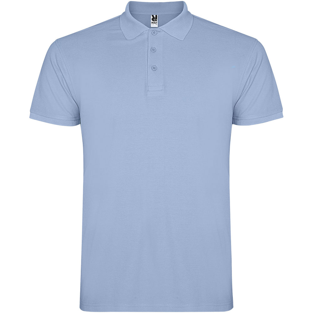 Polo a maniche corte da bambino Star - Blu cielo