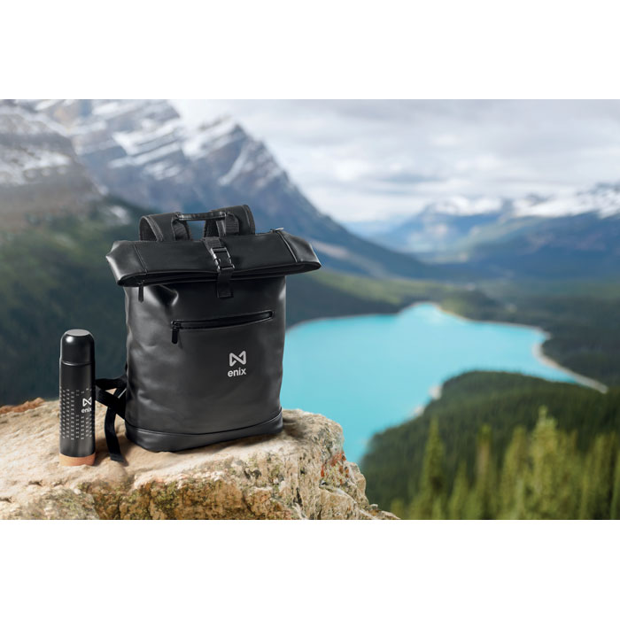 BAI ROLL - Zaino in PU per laptop 15"