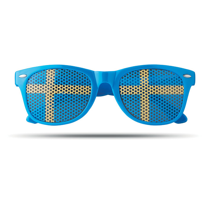 FLAG FUN - Occhiali da sole con bandiere - Blu