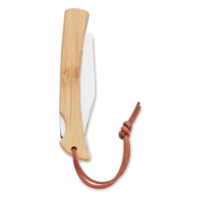 MANSAN - Coltello pieghevole in bamboo
