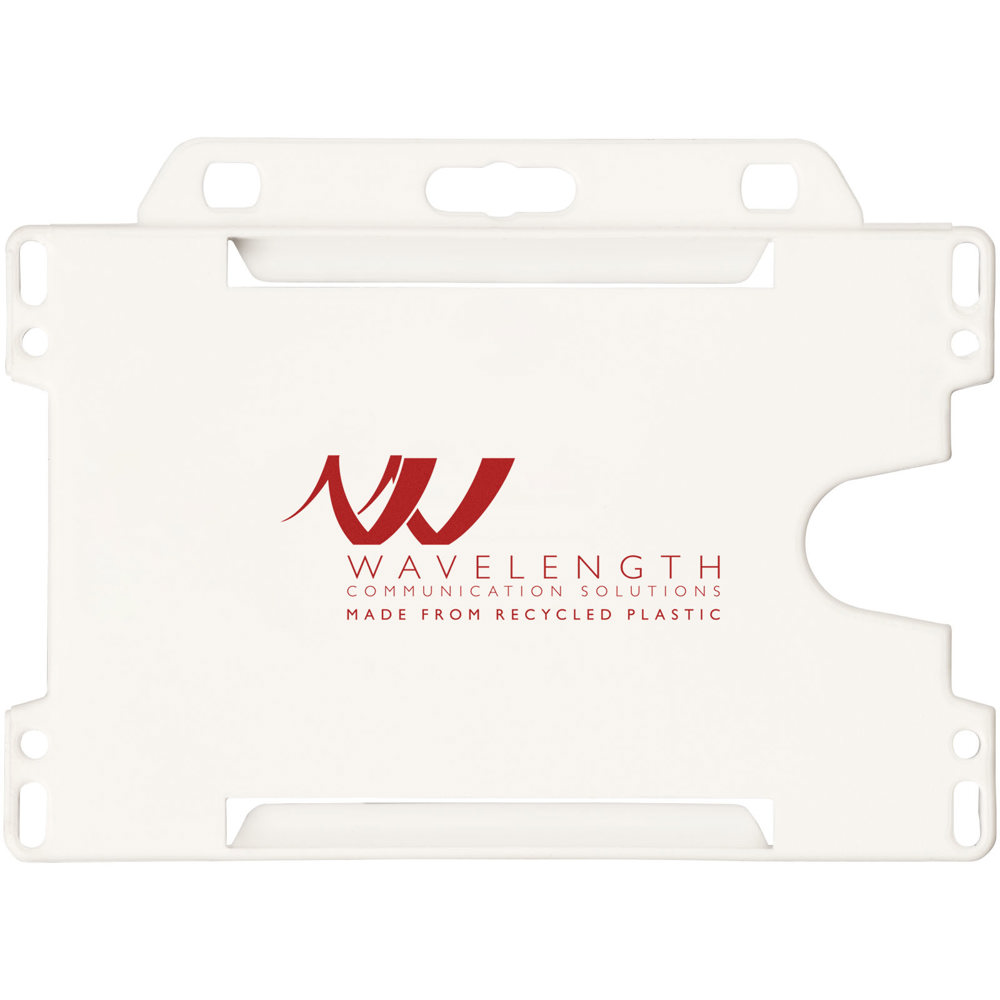 Porta badge in plastica riciclata Vega