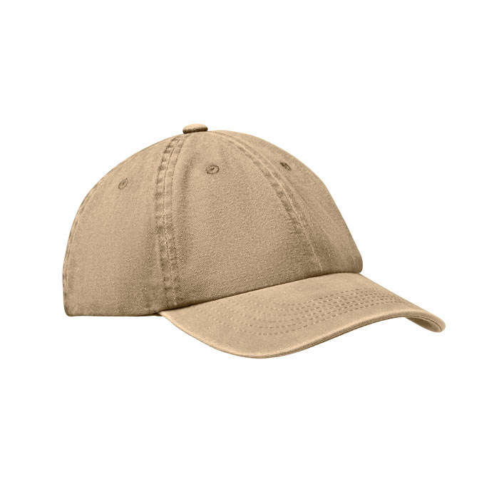 BEAU - Cappellino da baseball a 6 pann - Cachi