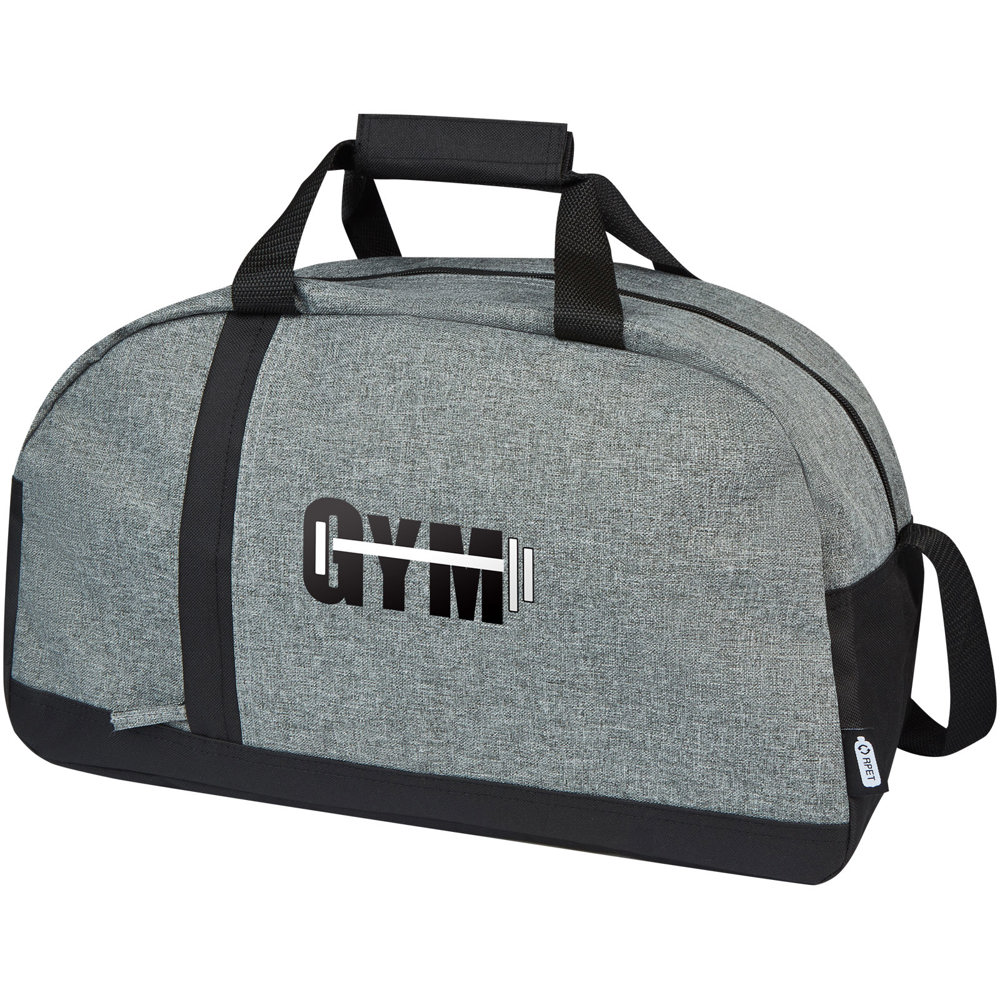 Borsone sportivo bicolore in materiale riciclato certificato GRS Reclaim 21L