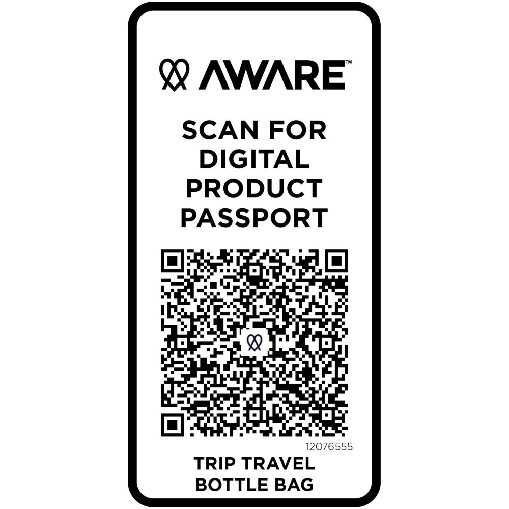 Borsa da viaggio per bottiglie in materiale riciclato da 2 litri Trip Aware™