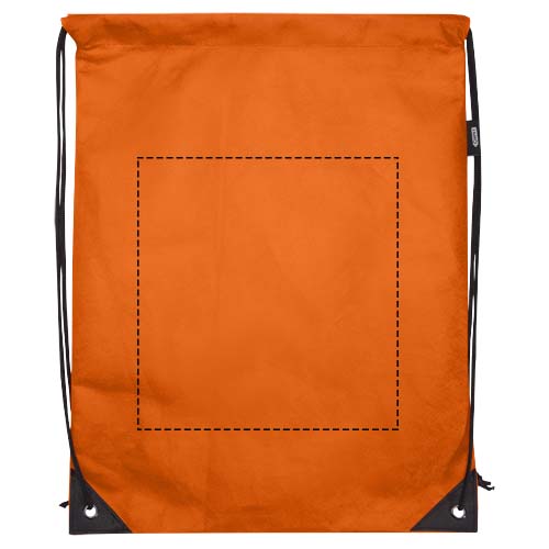 Borsa con coulisse in tessuto non tessuto riciclato certificato GRS Evergreen - 5L