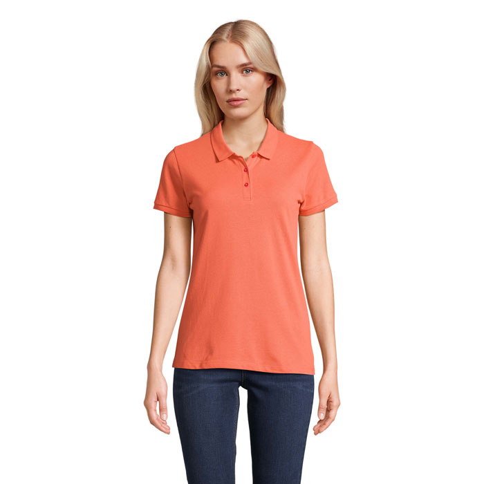 PLANET WOMEN - Polo PLANET DONNA 170g - Pop Orange
