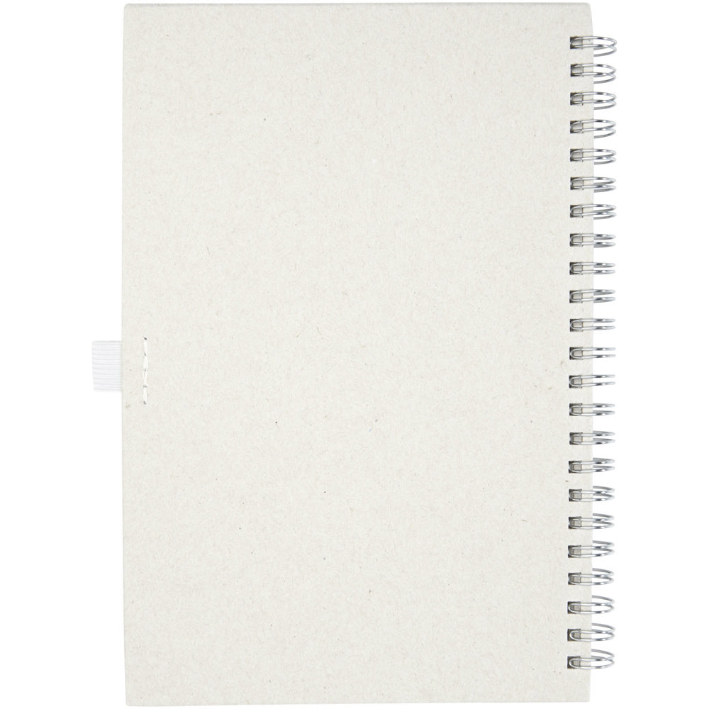 Blocco note a spirale Dairy Dream in formato A5 realizzato con cartoni del latte riciclati