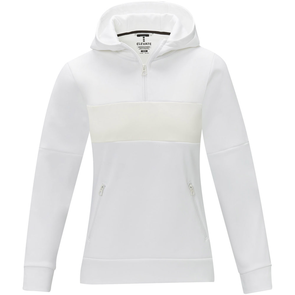 Felpa anorak con cappuccio da donna a mezza zip Sayan