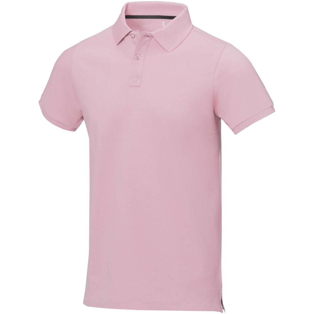 Polo Calgary a manica corta da uomo - Rosa Chiaro