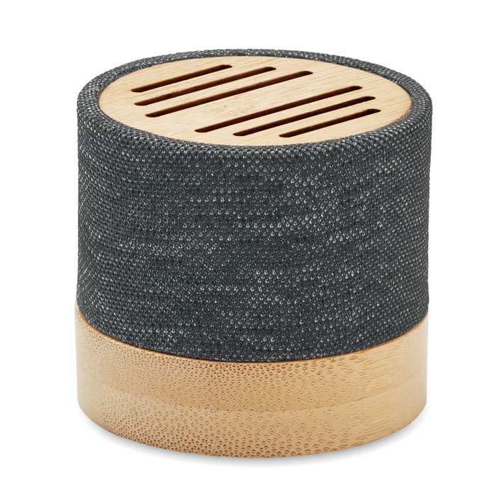BOOL - Speaker wireless Bamboo RPET - Nero