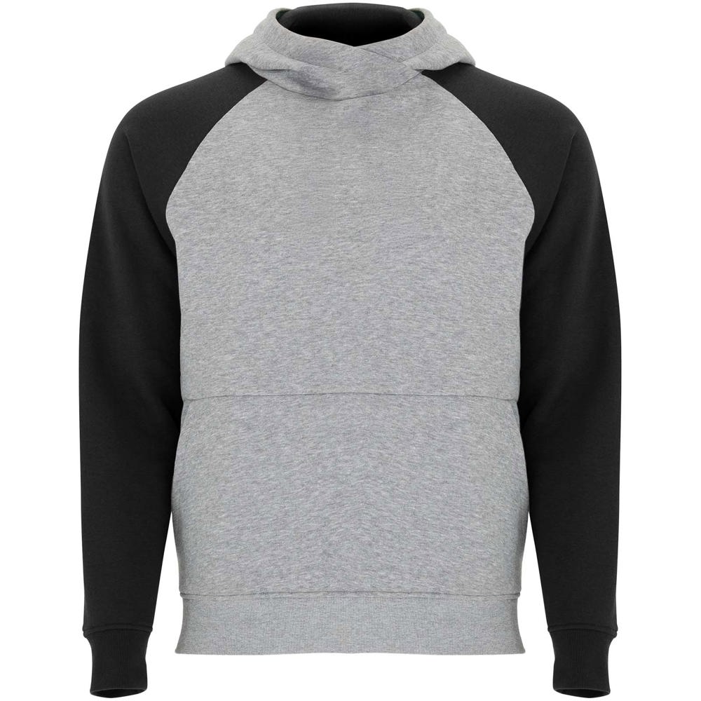 Felpa con cappuccio bicolore da bambino Badet - Grigio melange, Nero
