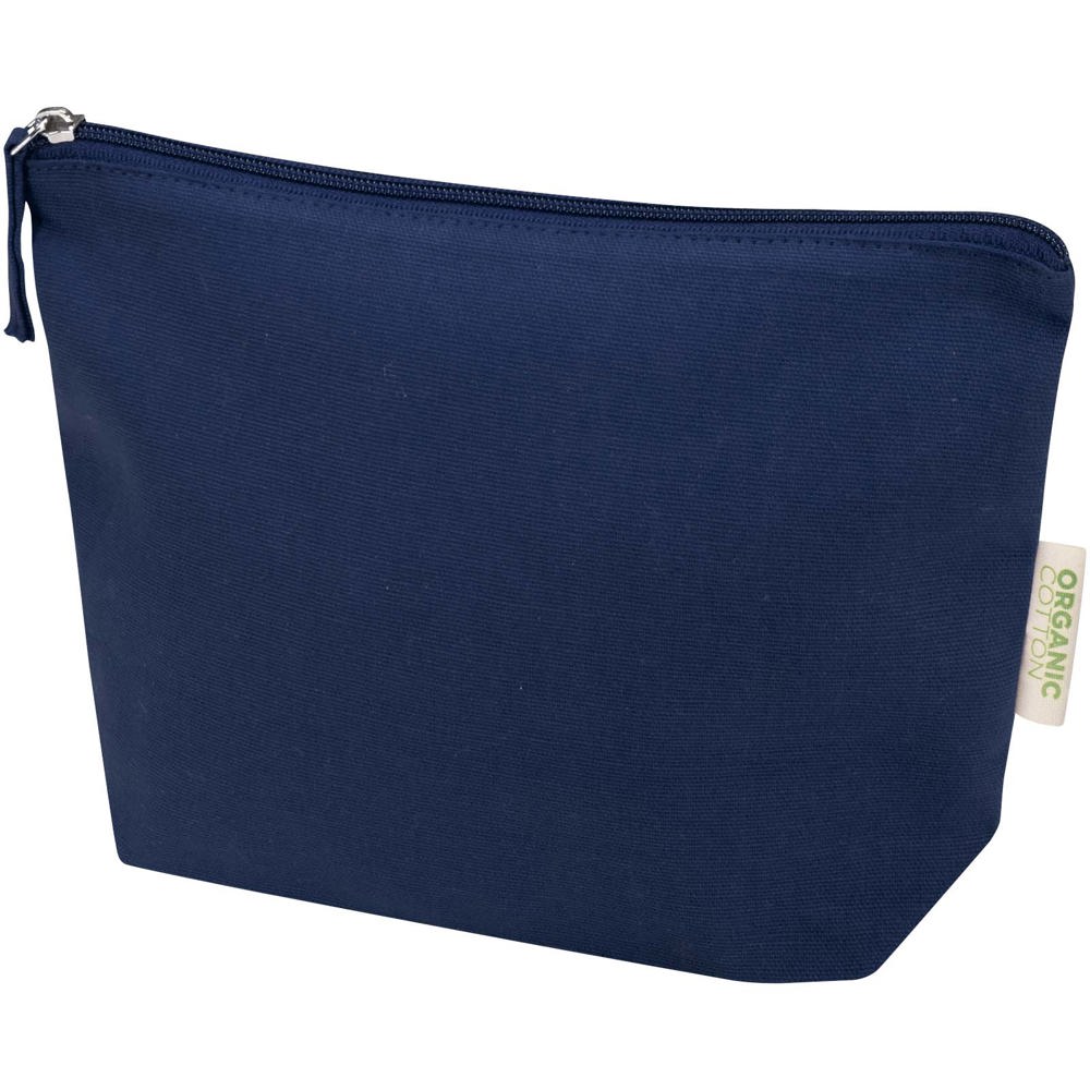 Beauty case in tessuto biologico certificato OCS da 180 g/m² Odisha - 1L - Navy
