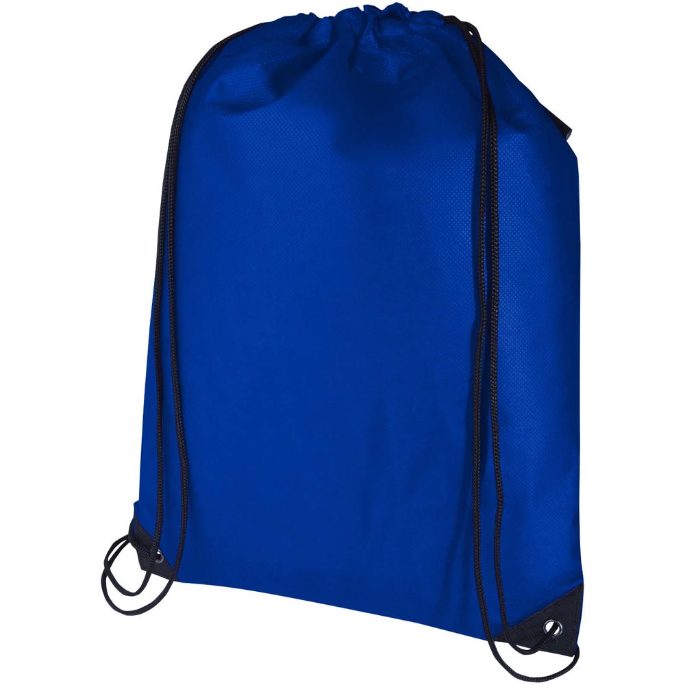 Borsa con coulisse in tessuto non tessuto riciclato certificato GRS Evergreen - 5L - Blu Royal