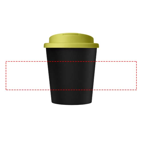 Bicchiere Americano® Espresso Eco da 250 ml in materiale riciclato con coperchio a prova di perdita
