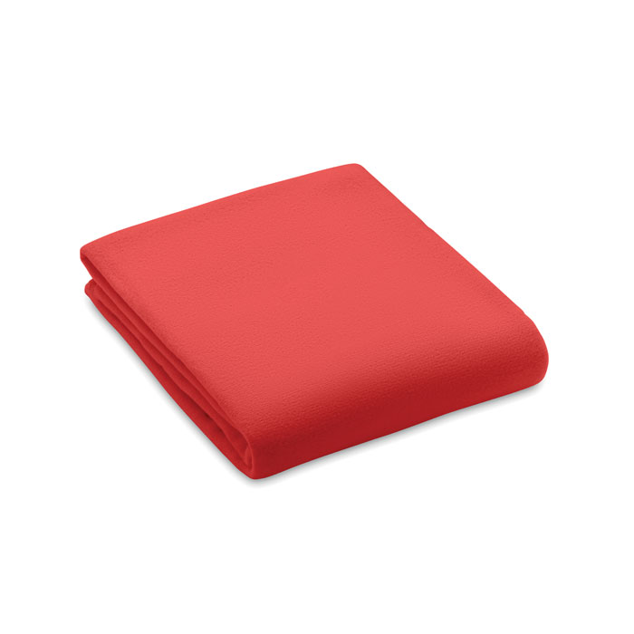 BOGDA - Coperta in pile RPET 130gr/m² - Rosso