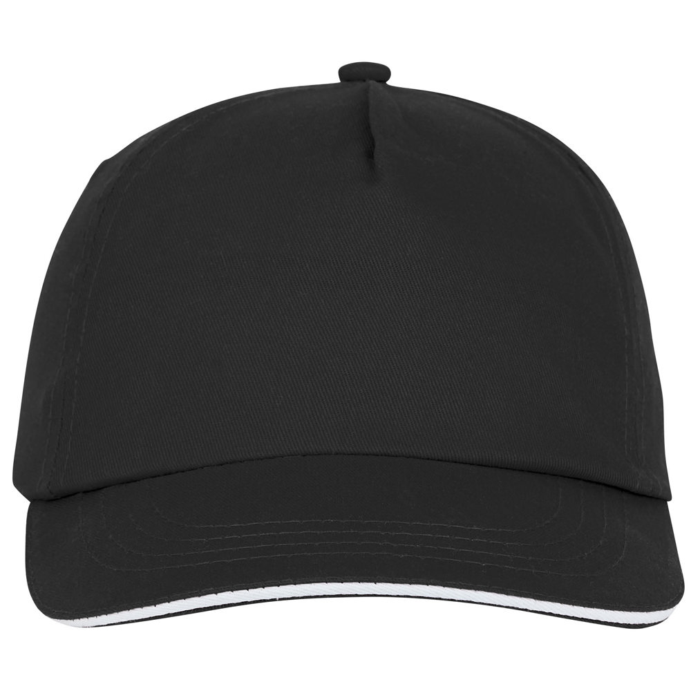 Cappellino con visiera sandwich Styx a 5 pannelli