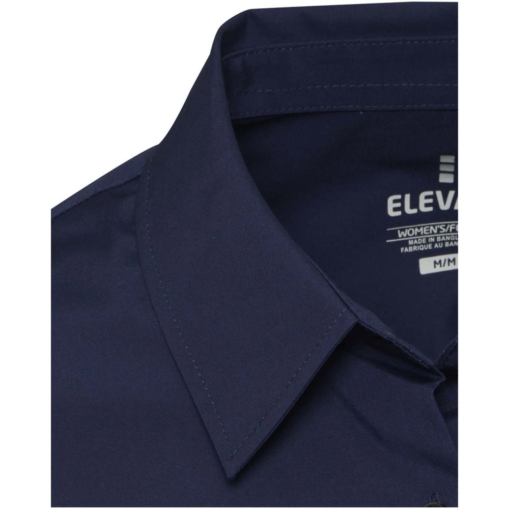 Camicia in tessuto di popeline da donna Carnelian