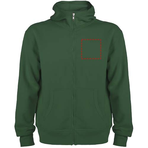 Felpa unisex con cappuccio e zip intera Montblanc