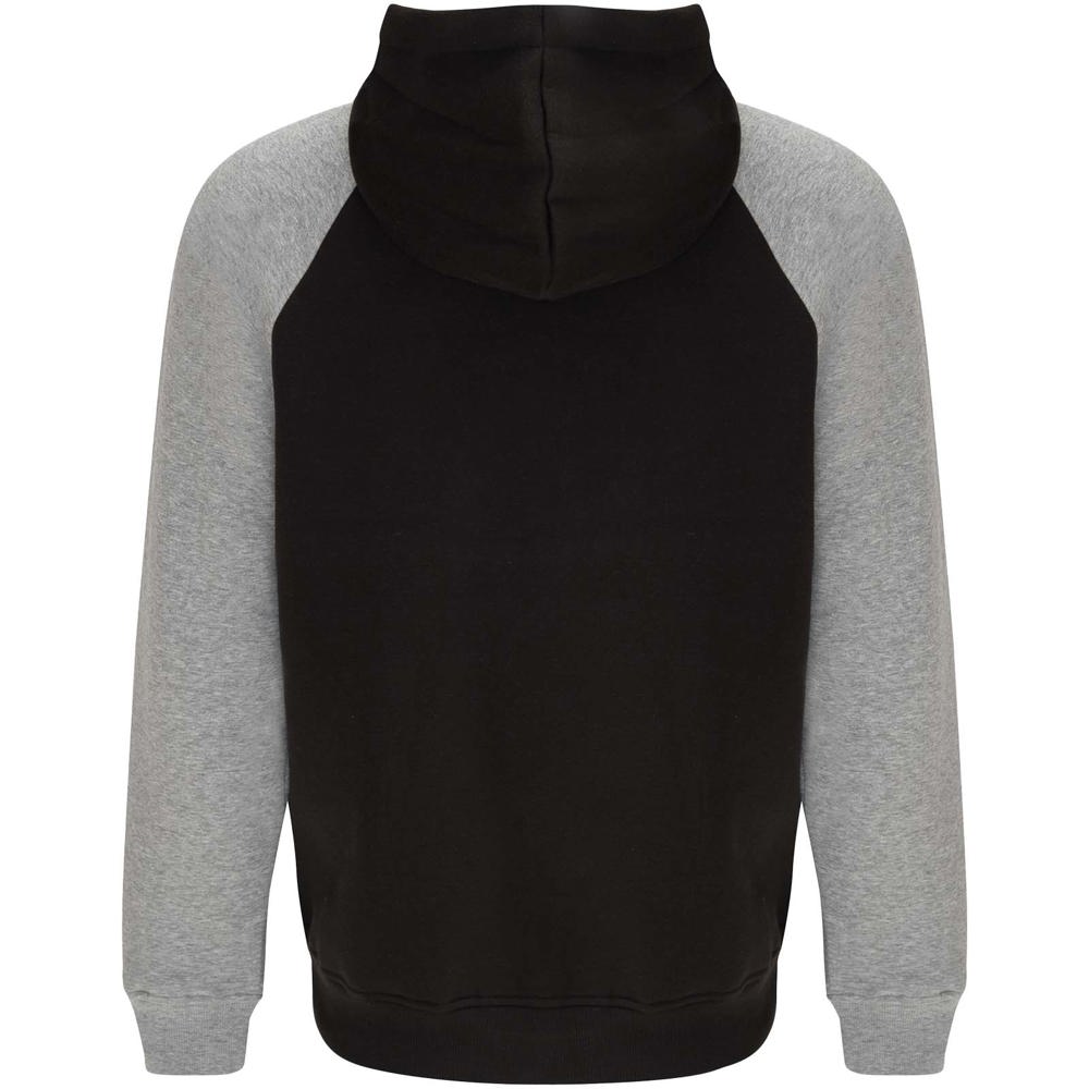 Felpa con cappuccio unisex bicolore Badet
