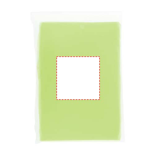 Poncho impermeabile monouso in materiale riciclato certificato GRS con custodia Mayan 