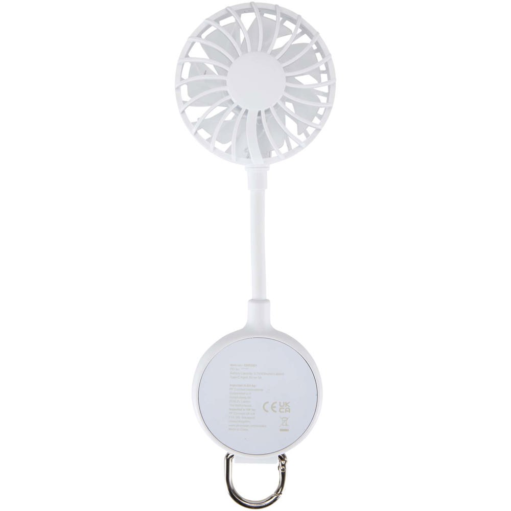  Ventilatore portatile magnetico in plastica riciclata Ventio
