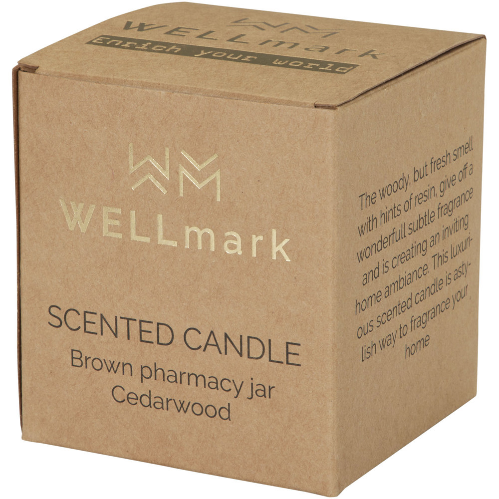 Candela profumata con fragranza legno di cedro Wellmark Let' s Get Cozy