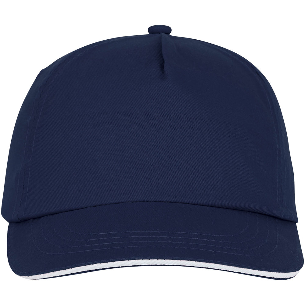 Cappellino a 5 pannelli con visiera sandwich da 175 g/m² Styx