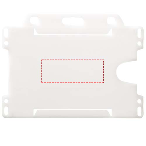 Porta badge in plastica riciclata Vega