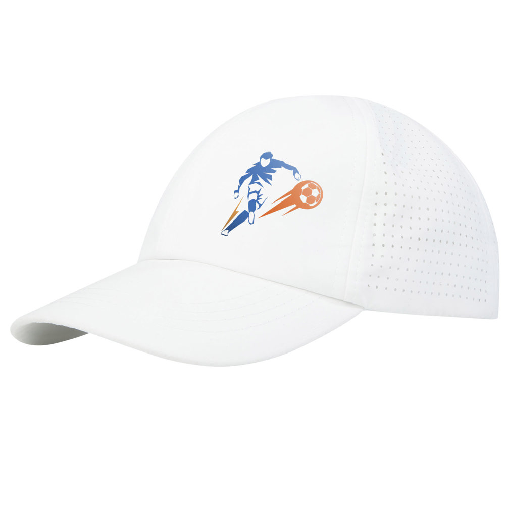 Cappellino cool-fit a 6 pannelli in materiale riciclato certificato GRS Mica