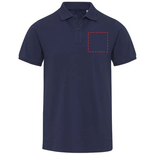 Polo a maniche corte unisex in tessuto biologico riciclato certificato OCS da 220 g/m² Beryl