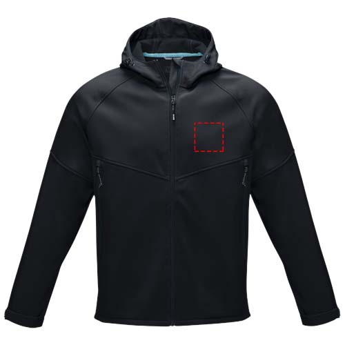 Giacca Coltan da uomo in softshell riciclato