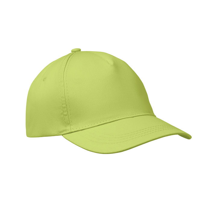 BUZZ - Cappellino 5 pannelli 160 gr - Lime