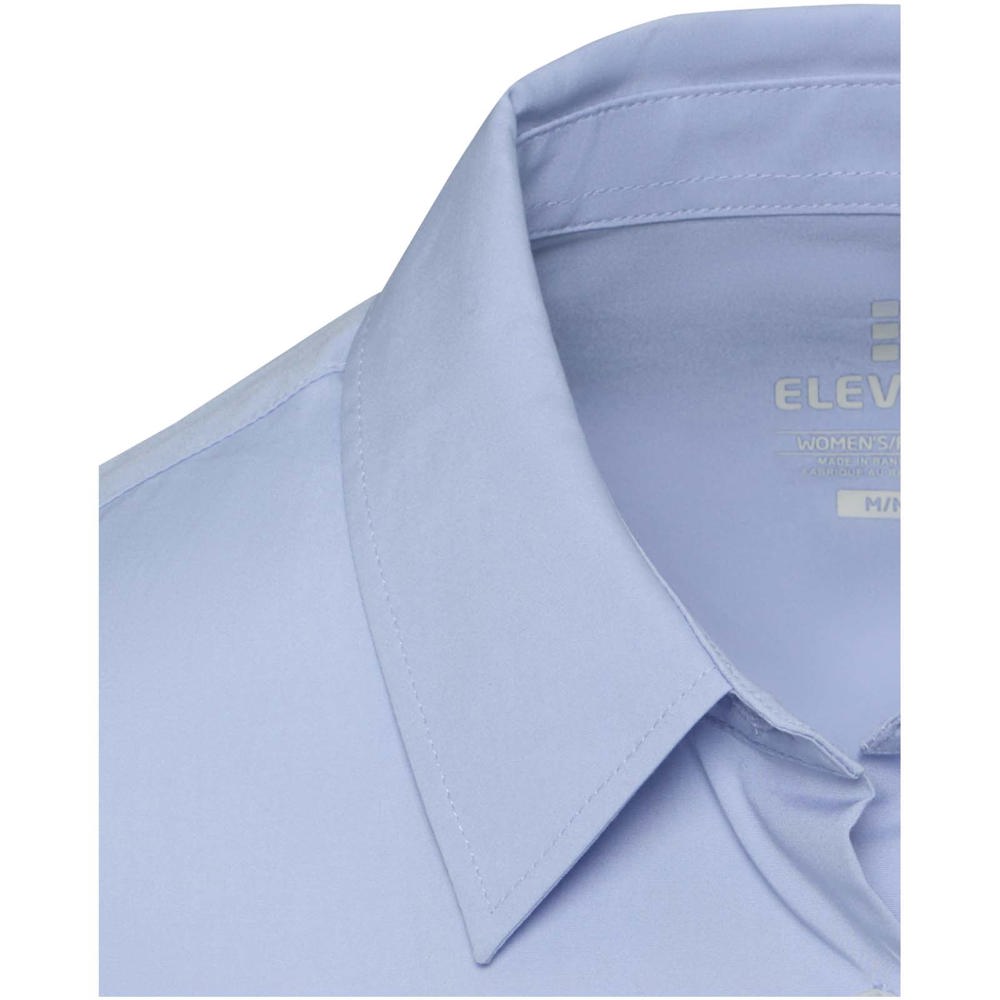 Camicia in tessuto di popeline da donna Carnelian