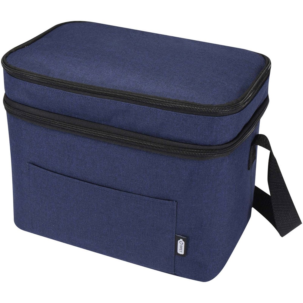 Borsa termica in PET riciclato certificato GRS Tundra 13L - Navy melange