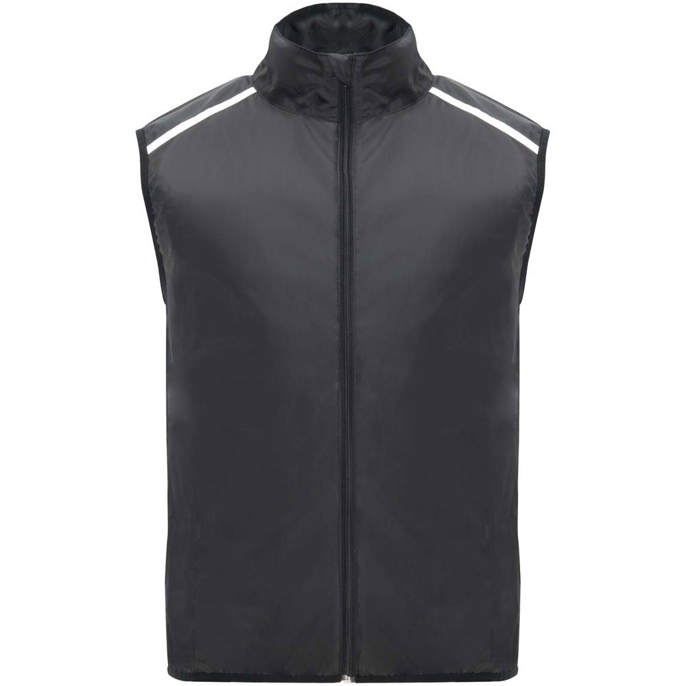 Smanicato leggero da corsa unisex Jannu - Nero