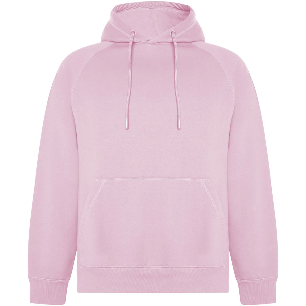 Felpa con cappuccio unisex in cotone biologico Vinson - Rosa chiaro