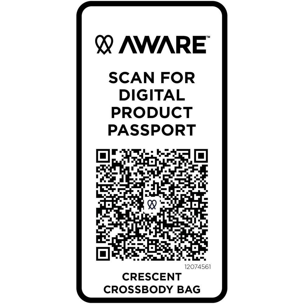 Borsa a tracolla Aware™ in materiale riciclato da 500 g/m² Crescent