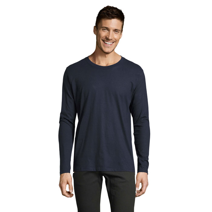 IMPERIAL LSL MEN - IMPERIAL LSL UOMO T Shirt - Blu Scuro Francese