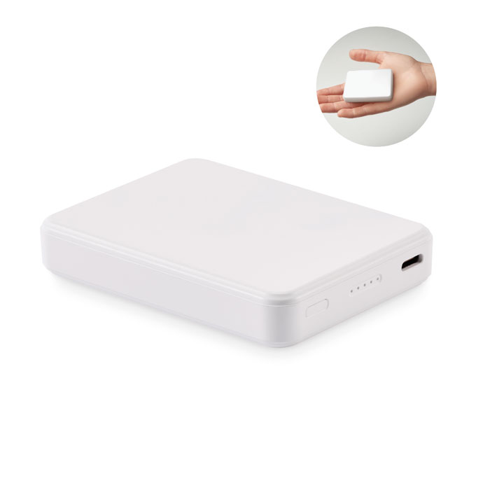 KLEINPOW - Power bank da 5000 mAh - Bianco