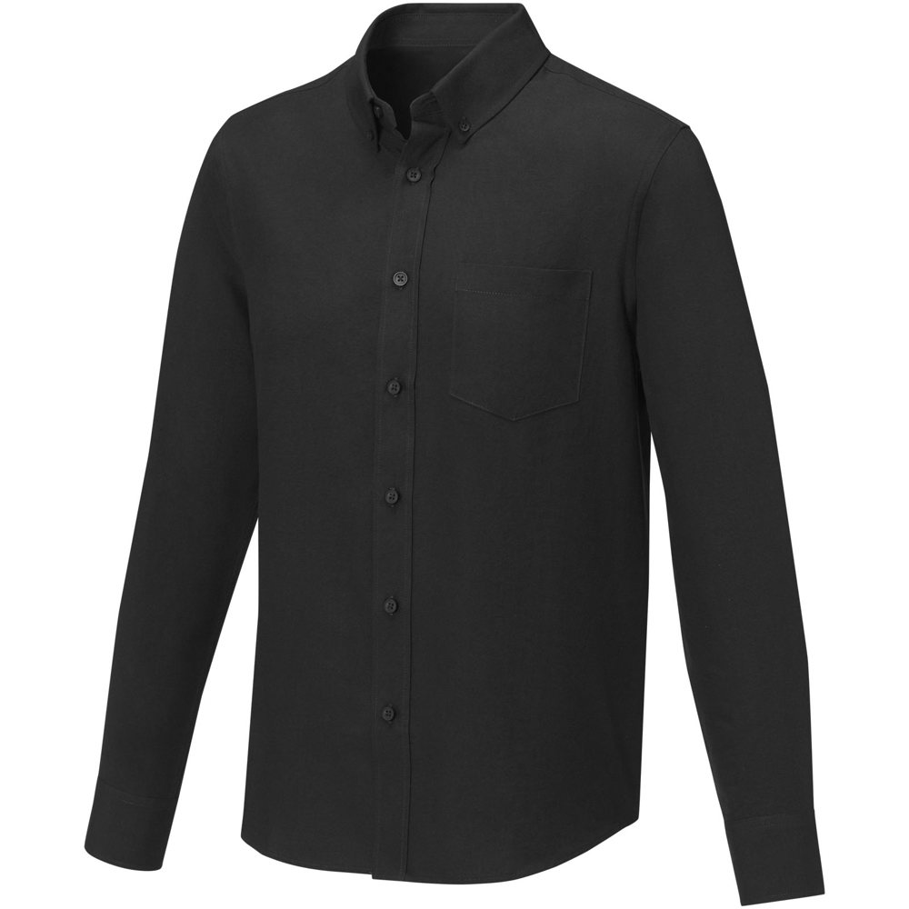 Camicia da uomo a maniche lunghe Pollux - Nero