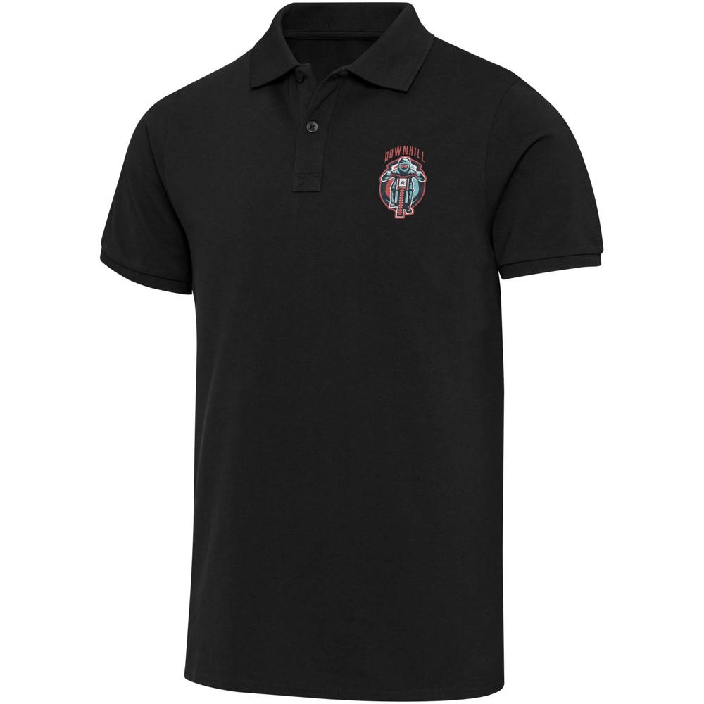 Polo a maniche corte unisex in tessuto biologico riciclato certificato OCS da 220 g/m² Beryl