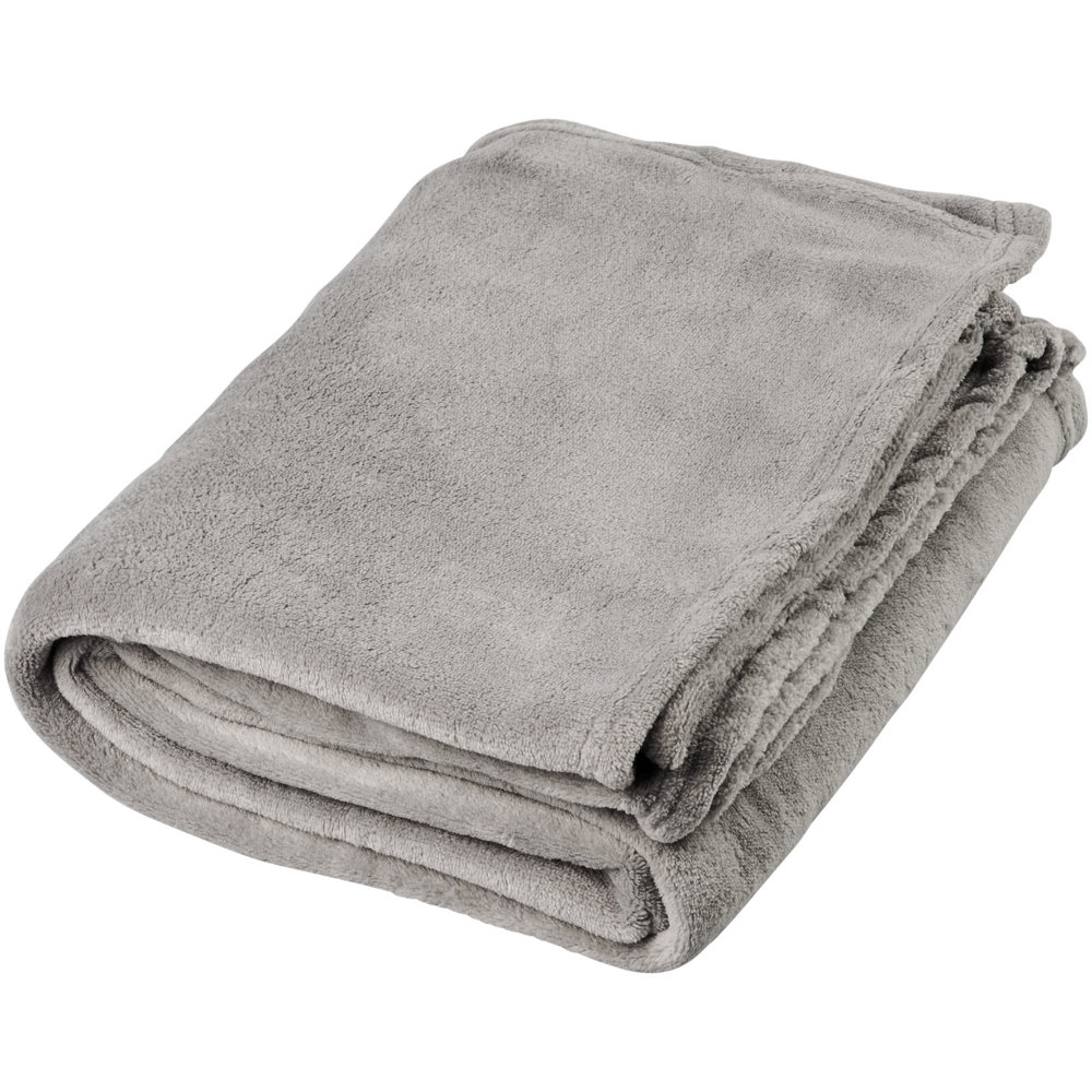 Coperta in fleece extra morbida Bay - Grigio