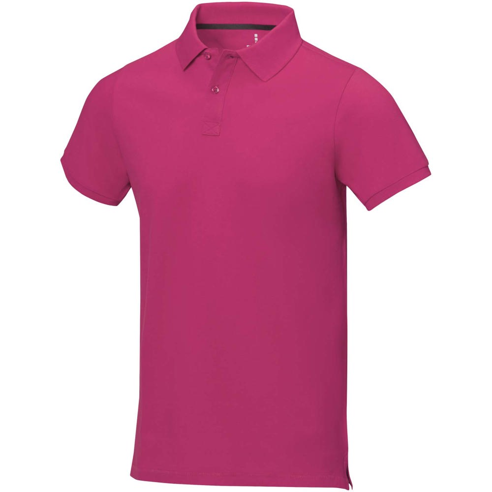 Polo Calgary a manica corta da uomo - Magenta