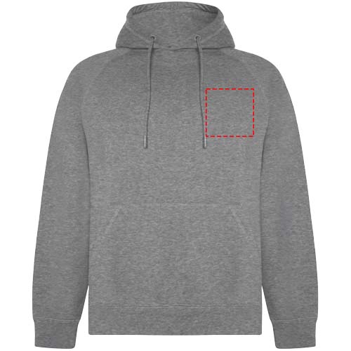 Felpa con cappuccio unisex in cotone biologico Vinson